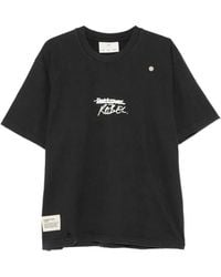 Song For The Mute - X Birkenstock Distressed-Effect Logo-Print T-Shirt - Lyst