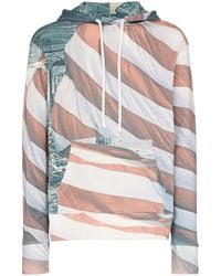 424 - Sudadera Con Capucha Y Motivo De Bandera Americana - Lyst