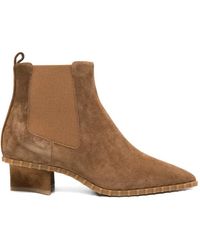 Rayla K - Suede Pointed-Toe Ankle Boots - Lyst