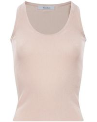 Max Mara - Débardeur En Maille À Design Côtelé - Lyst