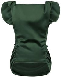 Vivienne Westwood - Ginnie Gathered Puff-Sleeve Blouse - Lyst