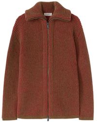 RETORI - Ribbed-Knit Cardigan - Lyst