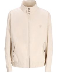 BOSS - High-Neck Zipped Jacket - Lyst