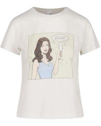 RE/DONE - Graphic-Print T-Shirt - Lyst