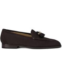 Doucal's - Tassel-Detail Suede Loafers - Lyst