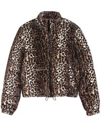 Juicy Couture - Leopard-Print Velour Jacket - Lyst