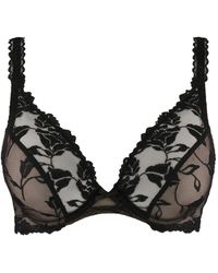Aubade - Softessence Floral-Embroidered Bra - Lyst