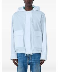 Lacoste - Drawstring Hooded Overshirt - Lyst
