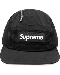 Supreme - Zip Mesh Camp Cap - Lyst