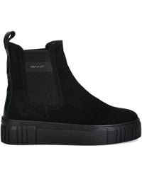 GANT - Platform Pull-Tab Boots - Lyst