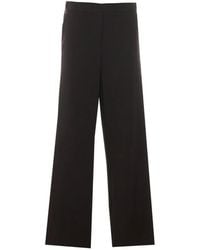 RUE DU BAC - Elasticated-Waist Wide-Leg Trousers - Lyst