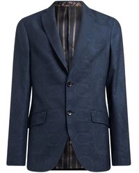 Etro - Paisley-Print Wool Blazer - Lyst