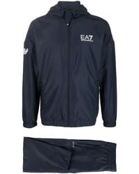 EA7 - Tuta Sportiva Con Stampa - Lyst