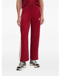 PUMA - Iconic T7 Logo-Embroidered Side-Stripe Track Pants - Lyst