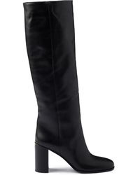 Prada - Stiefel mit Triangel-Logo - Lyst