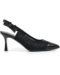 KARL LAGERFELD - Escarpins À Bride Arrière - Lyst