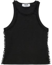 MSGM - ロゴ タンクトップ - Lyst