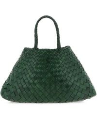 Dragon Diffusion - Small Santa Croce Woven Leather Tote Bag - Lyst