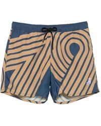 K-Way - Le Vrai Oliver Print Drawstring Swim Shorts - Lyst