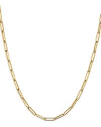 David Yurman - 18Kt Chain Link Necklace (3.5Mm) - Lyst