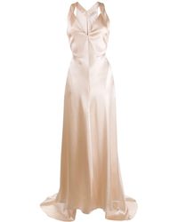 Philosophy Di Lorenzo Serafini Satijnen Avondjurk - Roze