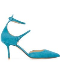 Francesco Russo - Double-Strap Pointed-Toe Pumps - Lyst