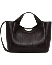 DKNY - Crocodile-Effect Tote Bag - Lyst