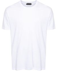 Tom Ford - T-shirt Met Geborduurd Logo - Lyst