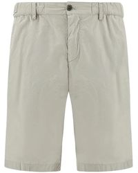 Paul & Shark - Ultralight Poplin Cotton Chino Shorts - Lyst