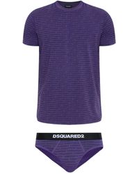 DSquared² - Logo-Print Pajama Set - Lyst