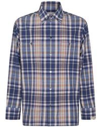 Golden Goose - Journey 'S Over Shirt Persis With Patch Pockets Check Cotton - Lyst