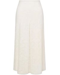Philosophy Di Lorenzo Serafini - Floral-Lace Midi Skirt - Lyst