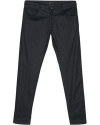 Kiton - Low-rise Tapered-leg Jeans - Lyst