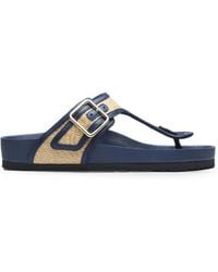 Birkenstock - 1774 Gizeh Raffia Sandals - Lyst