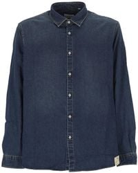 FAMILY FIRST - Long-Sleeve Denim Shirt - Lyst