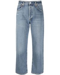 Citizens of Humanity - Halbhohe Cropped-Jeans - Lyst