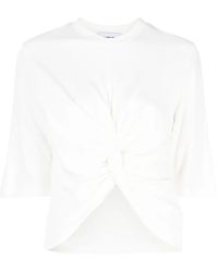 Ambush - Short-Sleeved Gathered T-Shirt - Lyst
