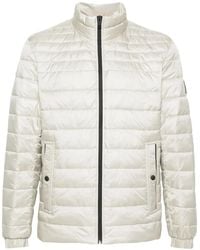 BOSS - Logo-Patch Padded Jacket - Lyst