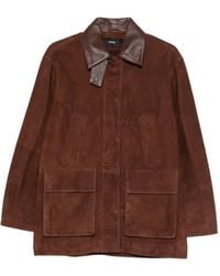 Arma - Elsa Front-Pocket Leather Jacket - Lyst