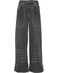 CANNARI CONCEPT - Mid-rise Wide-leg Jeans - Lyst