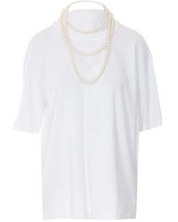 ELEH - Pearl-Necklace T-Shirt - Lyst