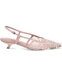 Alberta Ferretti - Pumps Mit Strass - Lyst