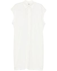 TOTEME - Sleeveless Jersey Midi Shirt Dress - Lyst