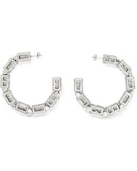 Gcds - Cube-Logo Half-Hoop Earrings - Lyst