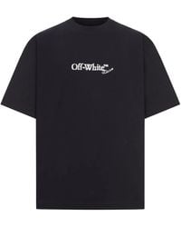 Off-White c/o Virgil Abloh - T-Shirt mit Scribble Arrows-Logo - Lyst