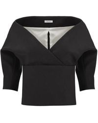Ferragamo - Short-Sleeve Knitted Top - Lyst