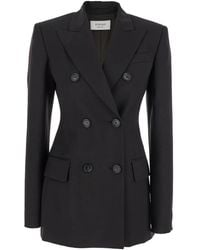 Sportmax - Tailored Jacket With Peak Lapels And Flap Pockets - Lyst