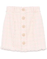 Balmain - ツイード ミニスカート - Lyst