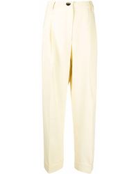 Ganni - High-rise Tailored Trousers - Lyst
