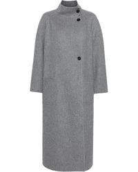 Thom Browne - Wool-Blend Maxi Coat - Lyst